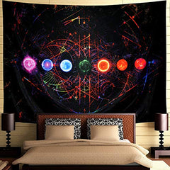 Chakra Yoga Meditation Tapestry  for Home Decor