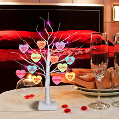 Valentines Day Decor 24 Inch Lighted Valentines Decorations Tree