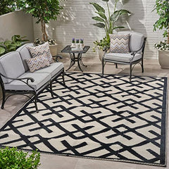 Reversible Mats - Plastic Straw Rug, 5' x 8'