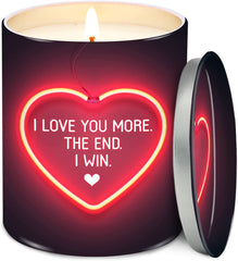 Valentines Day Candles Gifts for Couples- Scented Candle 10oz