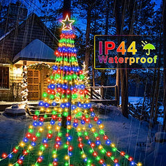 320 LEDs Christmas Decorations Star String Lights