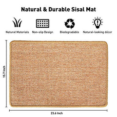 Horizontal Cat Floor Scratching Pad/Mat, Protect Carpets and Sofas