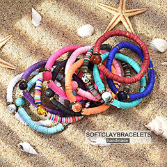12pcs/set Heishi Bracelet for Women