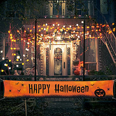 Happy Halloween Decorations Banner Large 120" x 20"