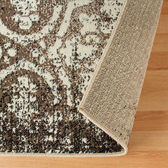Beige Brown Bristol  Area Rug (5' x 8')