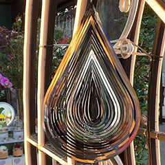 3D Flowing-Light Effect Wind Spinner Garden Decor