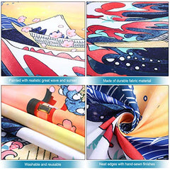 The Great Wave Japanese Ocean Wave Tapestry Wall Decorations