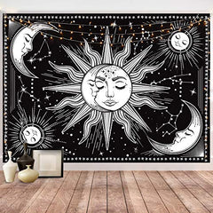 Wall Hanging Moon Tapestry Wall Art for Bedroom, Living Room, Dorm Decor