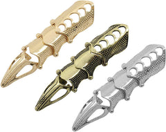 3 Pcs Punk Full Claw Finger Ring Set Gothic Adjustable for Men/Women