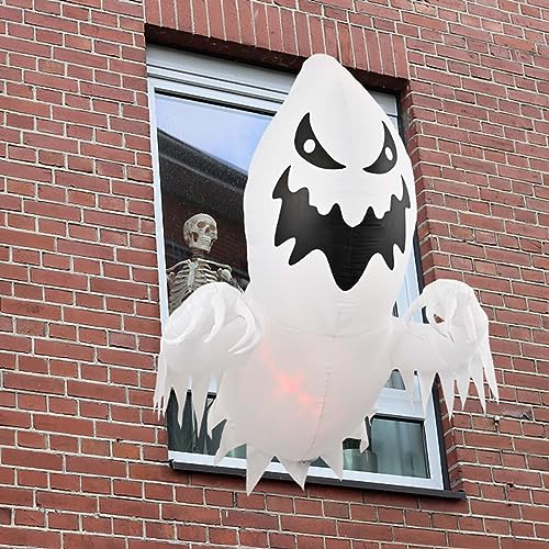 Rotating Flame Fire Light  Decoration The Window/Tree, Blow Up Spooky Ghost Decorations