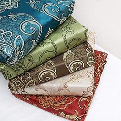 Simple Classic Window Curtain Panel Drape w/ Attached Wave Valance 2pcs Set  54x84"