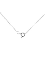 CZ Sterling Silver Cross Pendant, 18"  for Women