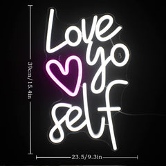 Love Yoself Neon Sign Wall Decoration