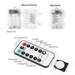 30 LED Halloween Eyeball String Lights 8 Modes w/ Remote