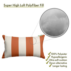 Vertical Stripe Indoor / Outdoor Small Pillow