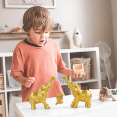 Elephant Statue. For Home Decoration (Gold)