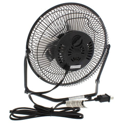 9 Inch 3 Speed Portable High Velocity Air Cooling Floor Fan, Black