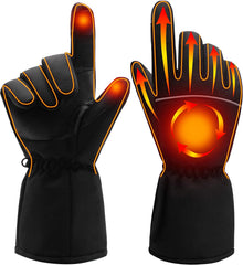 Heated Gloves, Electric Portable Battery Winter Warm Thermal Gloves, Touchscreen