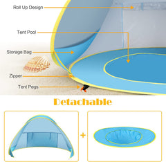Baby Beach Pool Tent, UV Protection Infant Sun Shelters