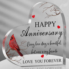 Happy Anniversary Cardinal Gift for Women