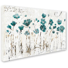 Art "Abstract Balance VI Blue" Canvas Home Decoration