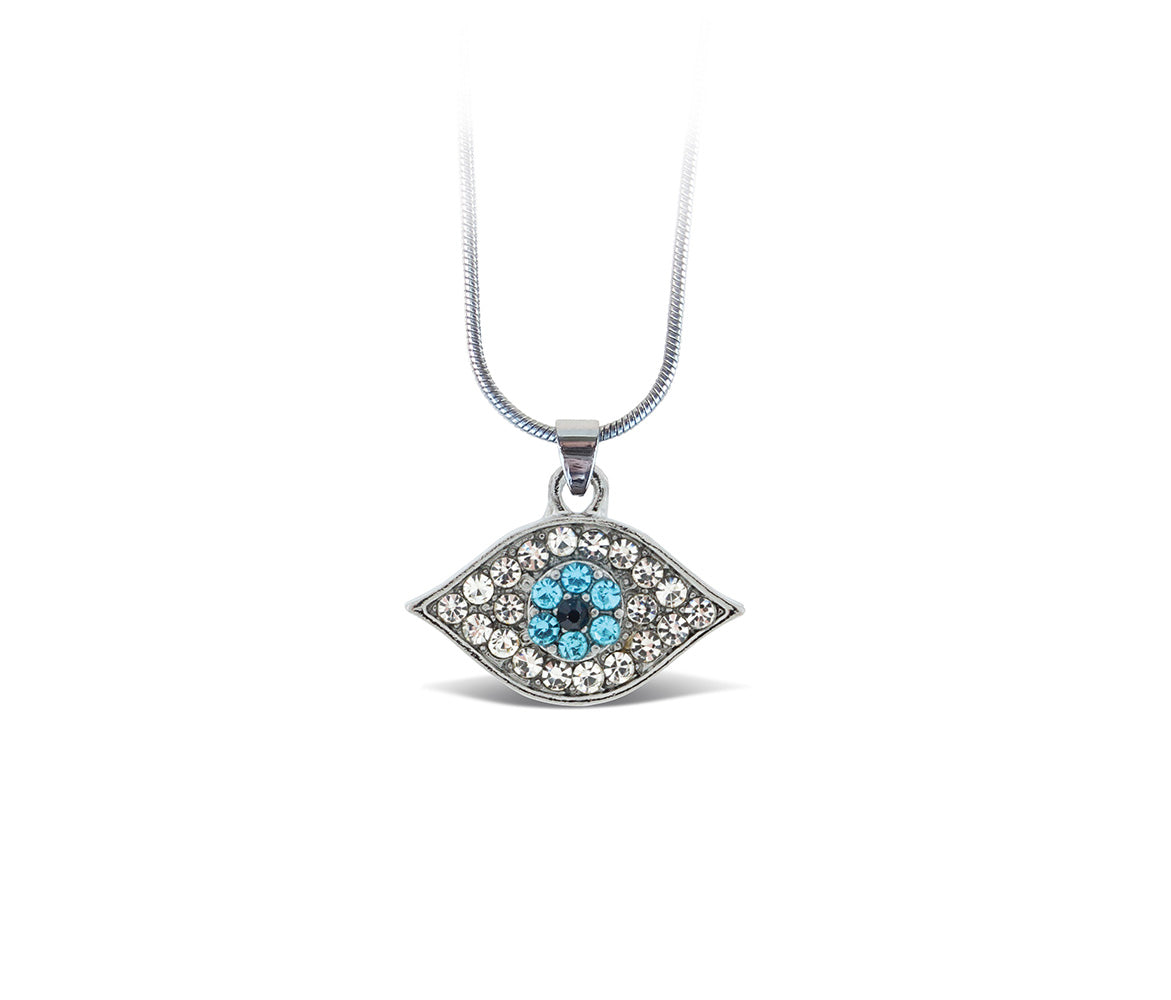 Sparkling Crystal Pendant Necklace for Women â€?Evil Eye