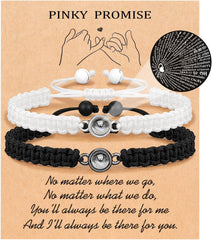 I Love You 100 Languages Bracelets, Couples Gifts for Boyfriend