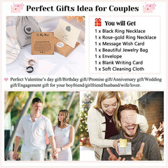 Matching Necklace for Couples/Boyfriend/Husband Best Gifts for Valentines Day