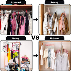 Pack of 6 Multifunctional  Closet Organizers and Storage,College Dorm Room Essentials