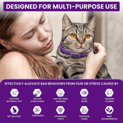 4 Pack Calming Collar for Cats Efficient Relieve Anxiety and Stress