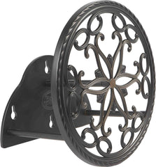 Wall Mount Decorative Garden Hose Butler, Holds 125-Feet of 5/8-In-Tulip