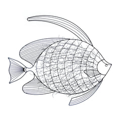 INTRICATE FISH WALL DECOR