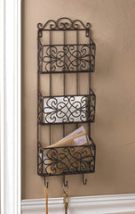 VINTAGE CHARM TRIPLE WALL RACK