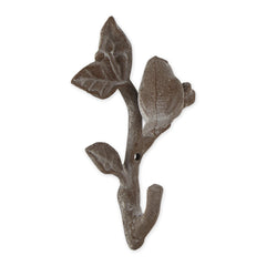 Bird With Leaves Wall Hook Set of 2