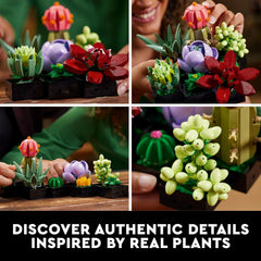 Artificial Plants Set for Adults, Home Decor, Birthday, Creative Housewarming Gifts, Botanical Collection, Flower Bouquet Kit