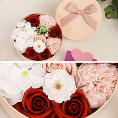 Eternal Rose in Box Preserved Real Rose Flowers With Box Set, Blue