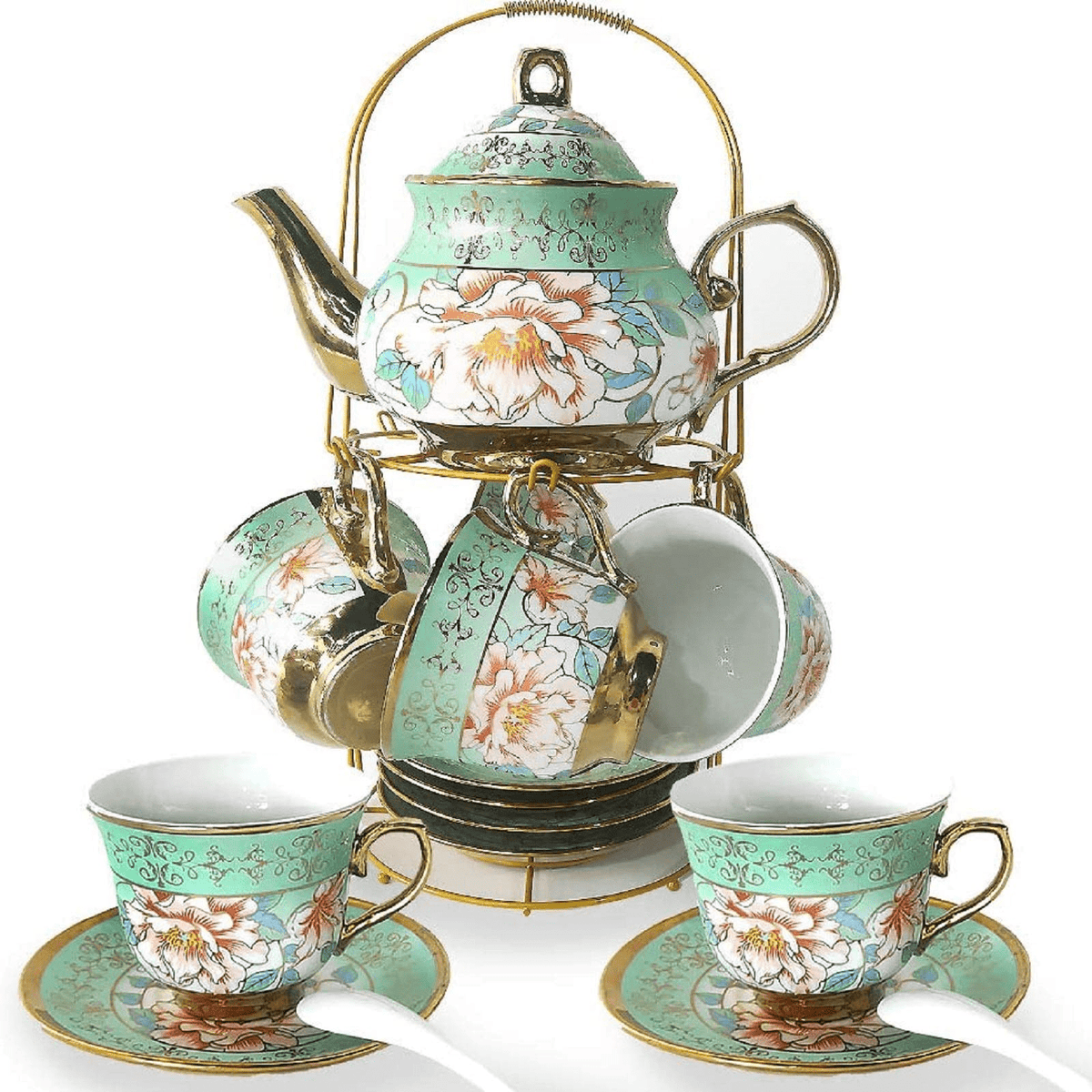 European-Style Ceramic Coffee/Tea Set