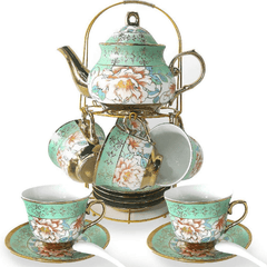 European-Style Ceramic Coffee/Tea Set
