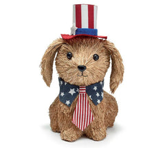 Burton and Burton PATRIOTIC PUPPY WITH TOP HAT
