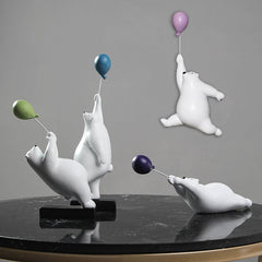 Balloon Bear Desktop Ornament