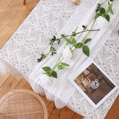 Chiffon Solid Color Table Runner