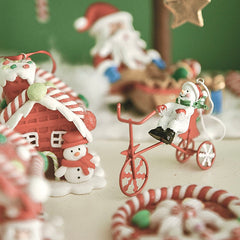 Christmas Parachute Iron Ornament