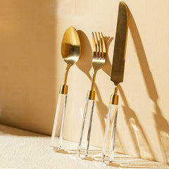 Crystal Flatware 3Pcs Set