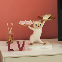 Cute Cat Resin Storage Decorations