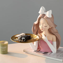 Elegant Girl Storage Decoration Ornaments