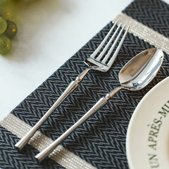 Elegant Stainless Steel Flatware 4 Pcs Set