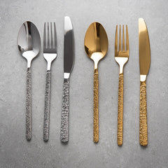 Exquisite Embossed Flatware 3Pcs Set