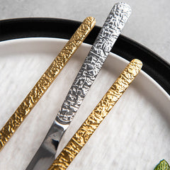Exquisite Embossed Flatware 3Pcs Set