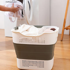 Folding Dirty Clothes Storage Basket
