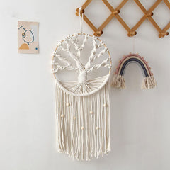 Handwoven Life Tree Wall Hanging